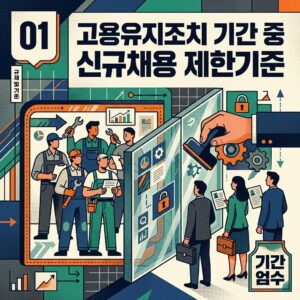 ai thumbnail poster 고용유지조치 기간 중 신규채용 제한기준 1788177174