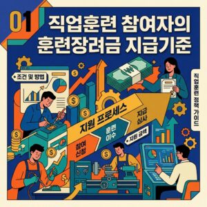 ai thumbnail poster 직업훈련 참여자의 훈련장려금 지급기준 1788179290