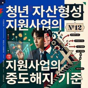 ai thumbnail poster 청년 자산형성 지원사업의 중도해지 기준 1788180431