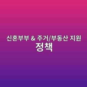 신혼부부 & 주거/부동산 지원 정책 9 ec8ba0ed98bcebb680ebb680 eca3bceab1b0 ebb680eb8f99ec82b0 eca780ec9b90 eca095ecb185 1786785643